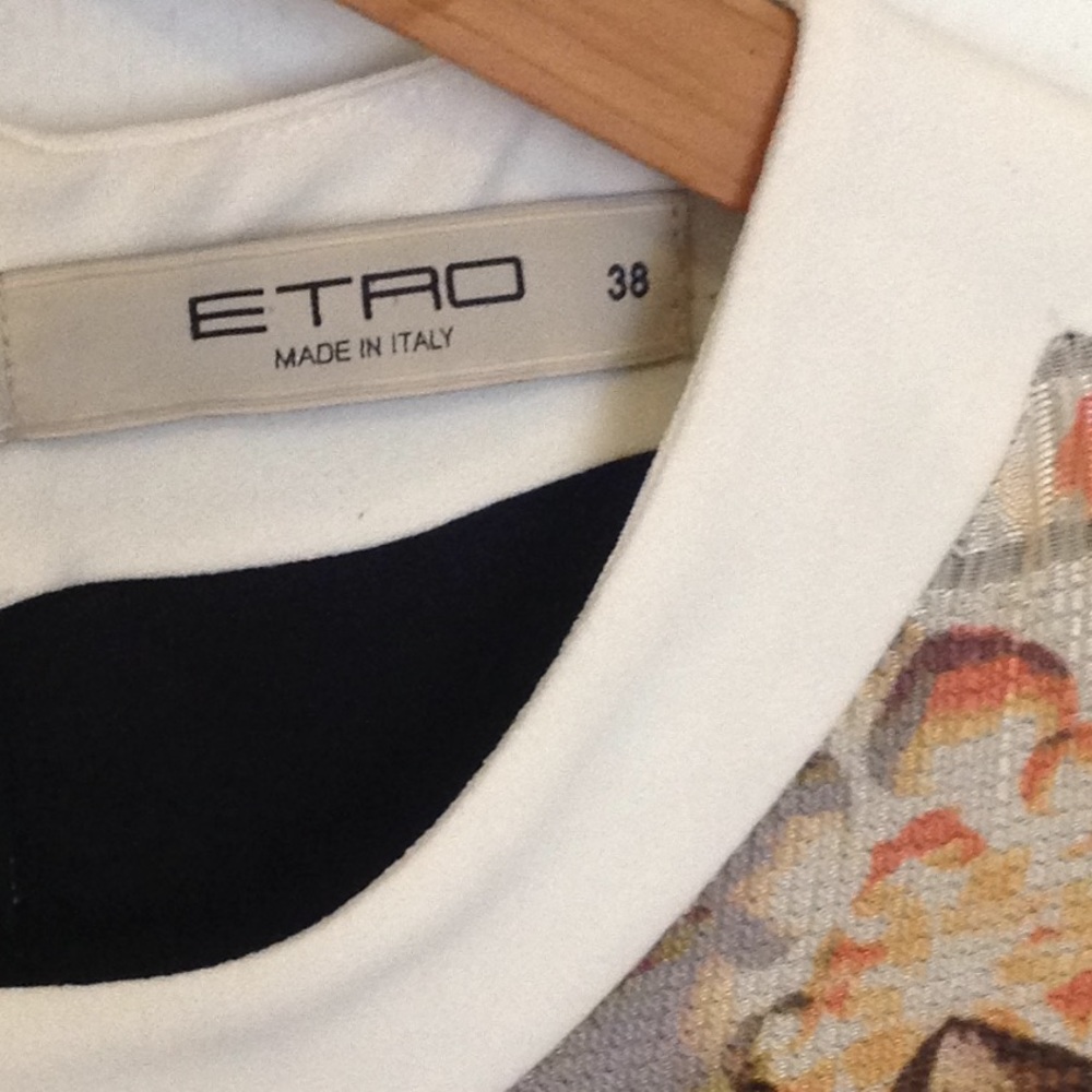 Floral ETRO summer dress, sz 38 - Picture 4 of 8